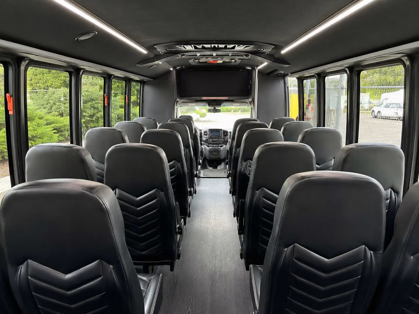 15 passenger minibus inside