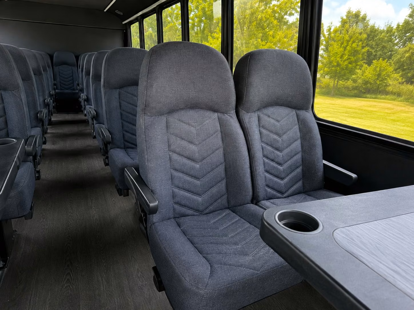 18 passenger minibus inside