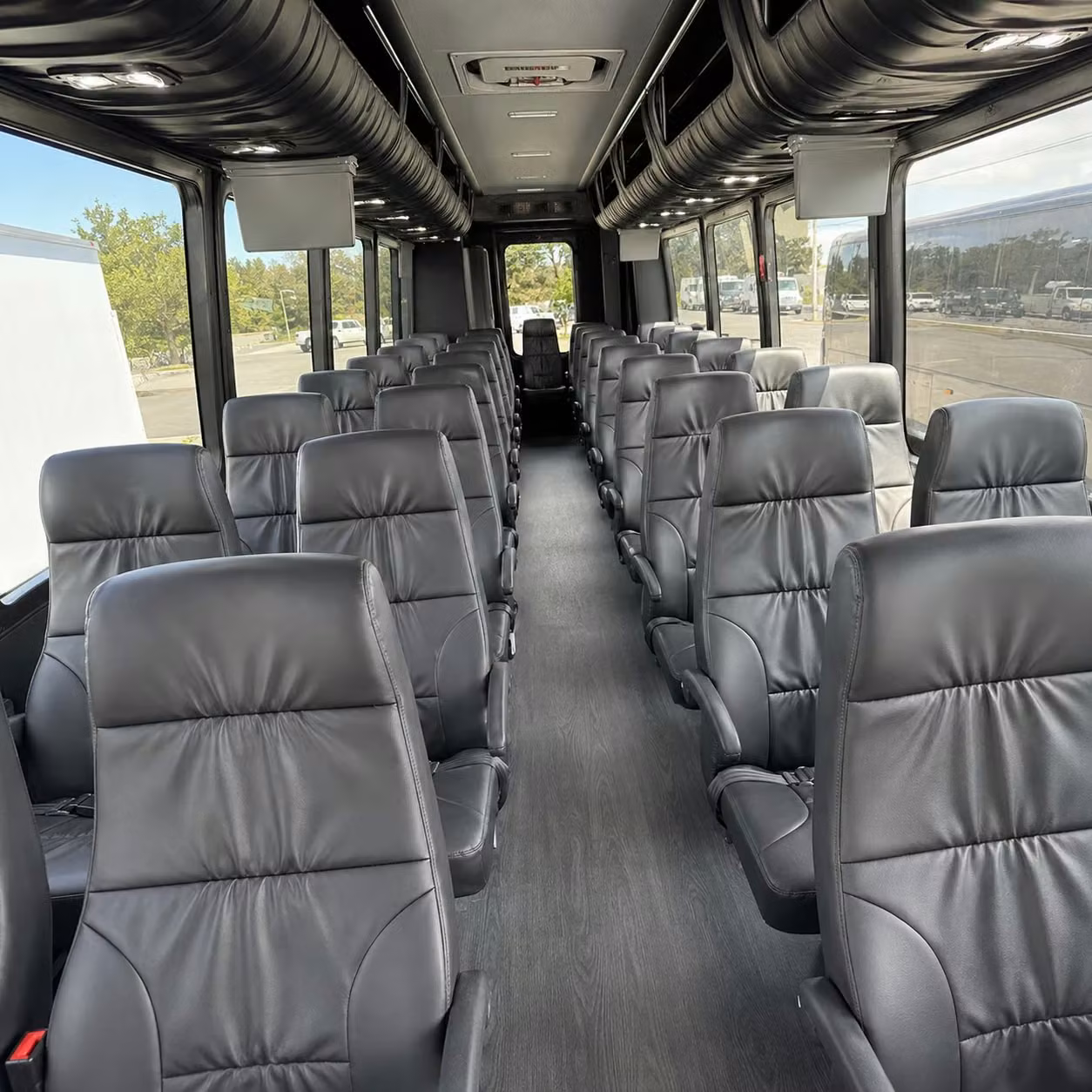 28 passenger minibus inside