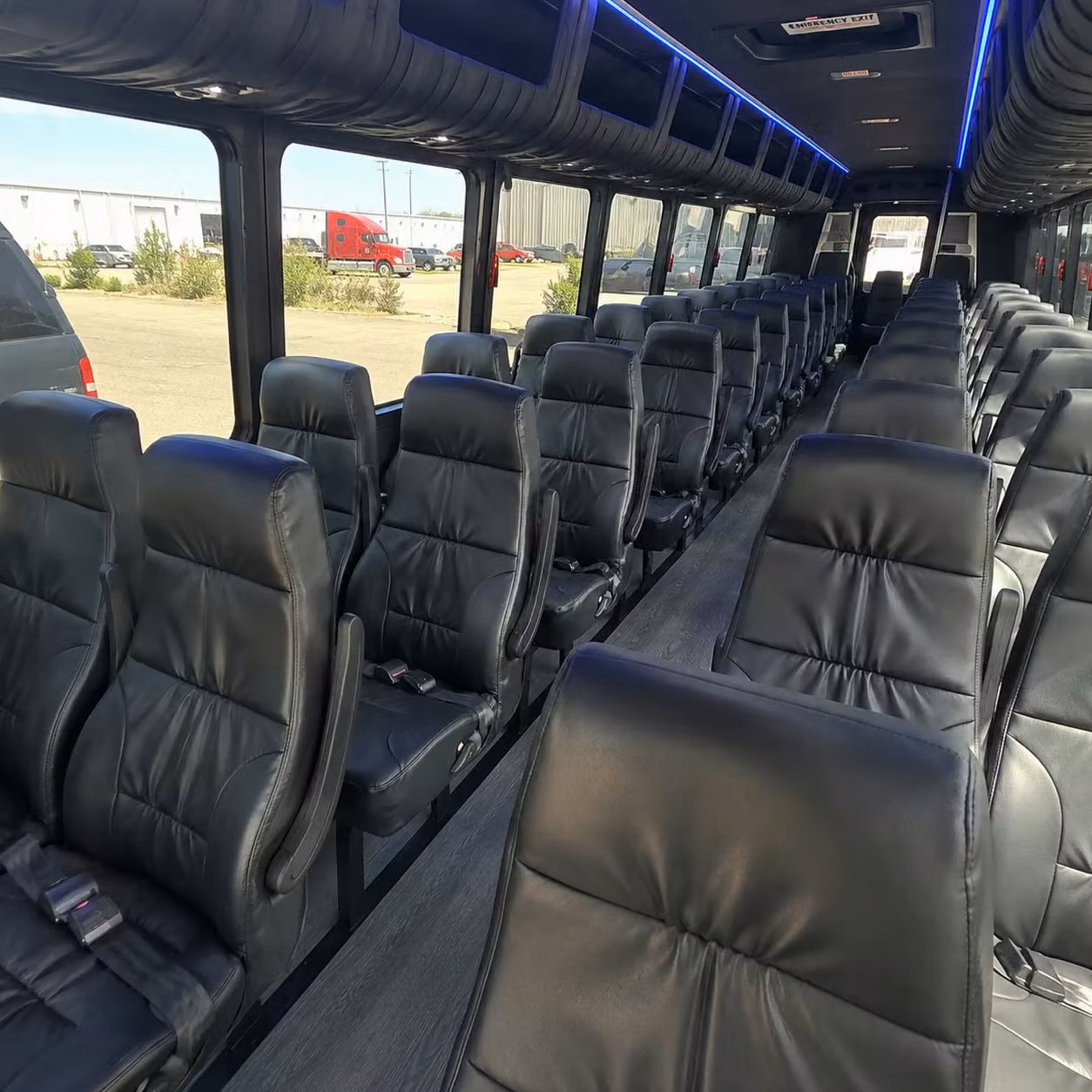 30 passenger minibus inside
