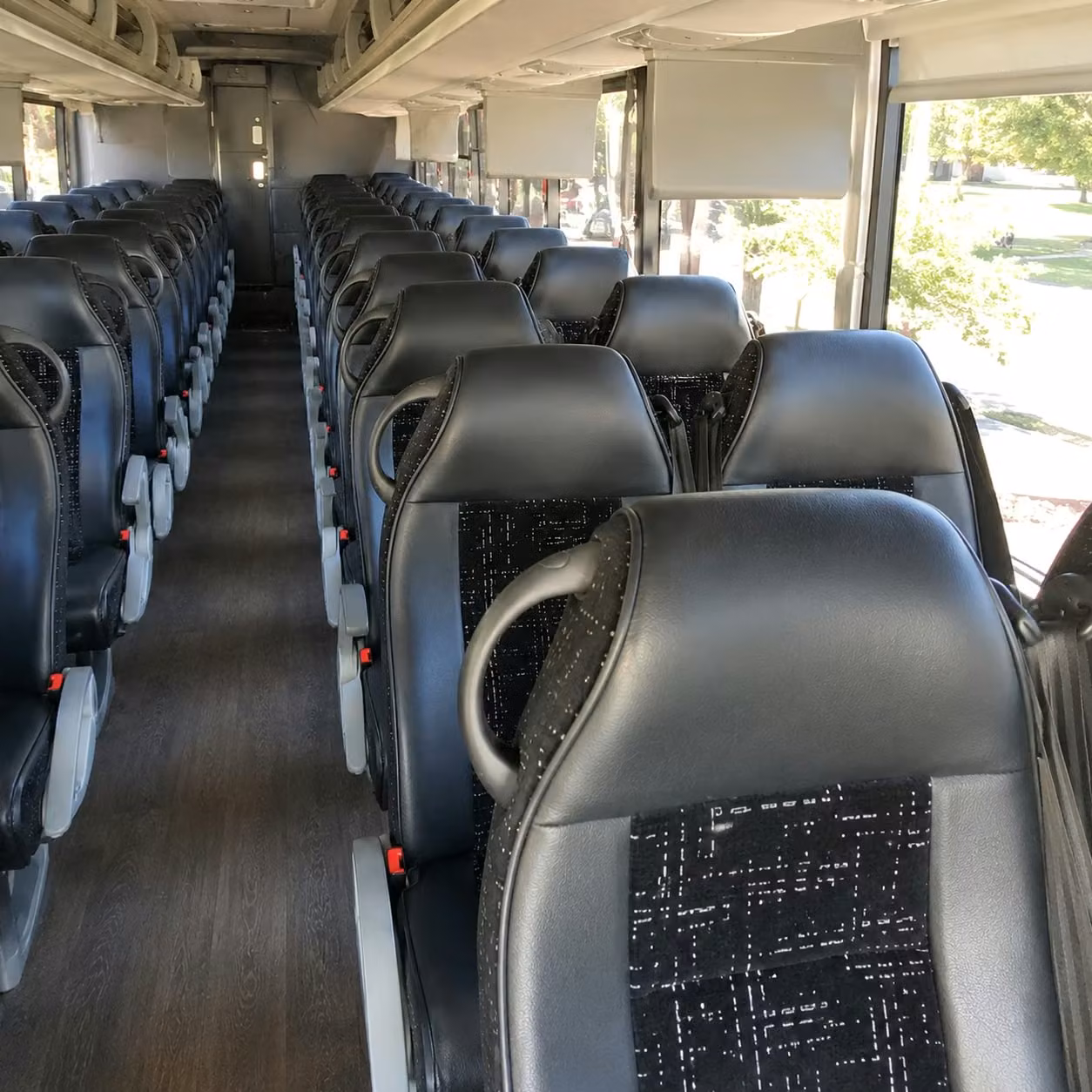 pasco charter bus inside